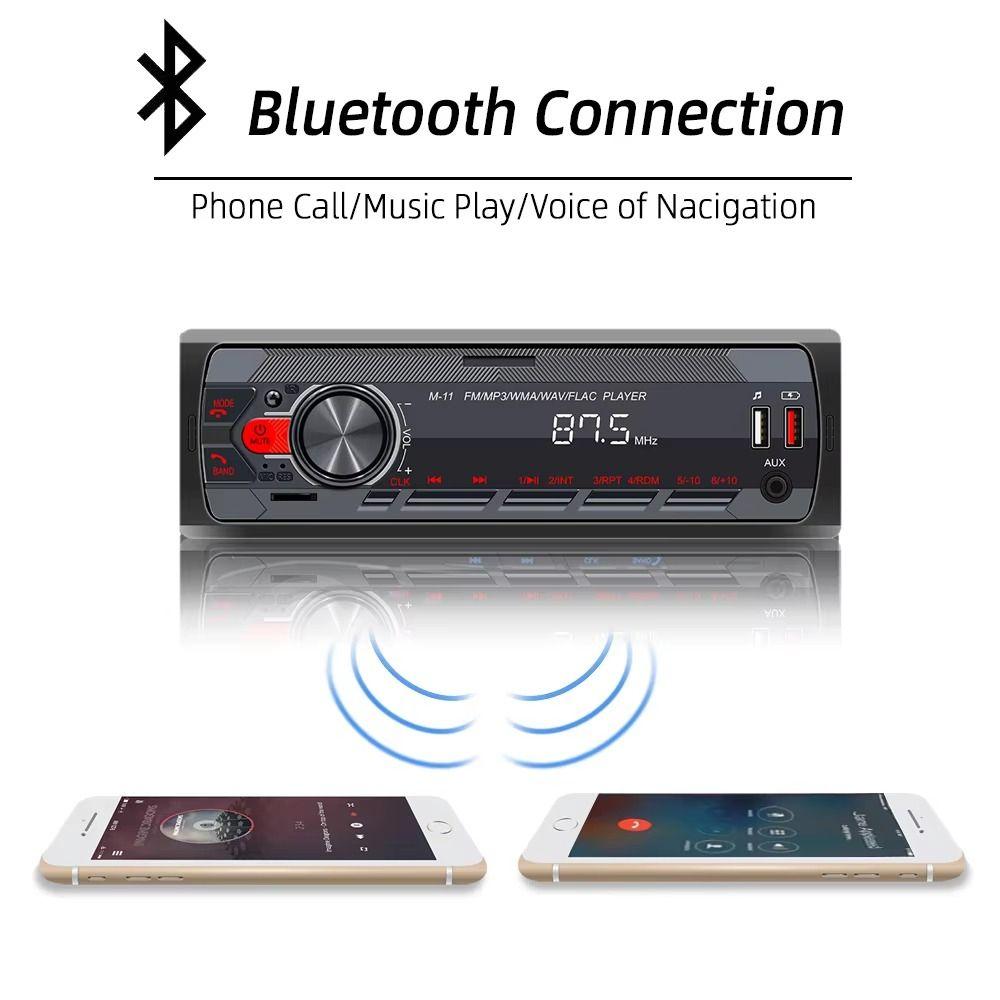 12V Bluetooth Автомобильный MP3-плеер Светодиодный дисплей Автомобильный MP3-плеер Высокое качество Автомобильное FM-радио Универсальный