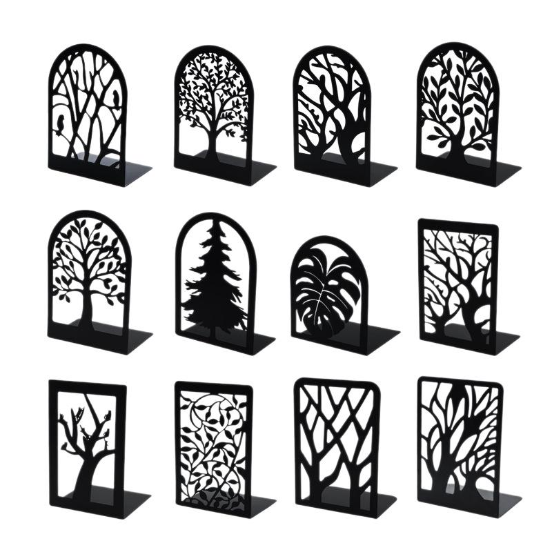 Металлическая подставка для книг «Древо жизни»: Элегантная настольная книжная полка и подставка для книг