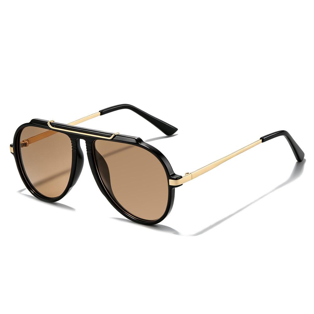 Personalized box sunglasses, new European and American retro fashion trendy driving UV-proof sunglasses