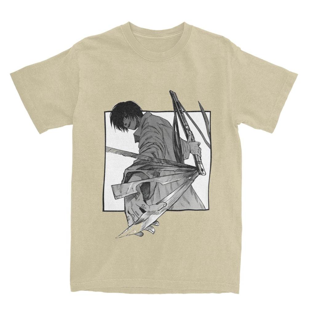 Японское аниме Sakamoto Days Футболка Новинка Футболки Короткий рукав Классические топы Лето 100% хлопок Дышащие Большой размер 5XL Футболки