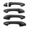 Exterior Door Handle Cover Carbon Fiber Pattern Outside Door Handle Decoration Trim Replacement for