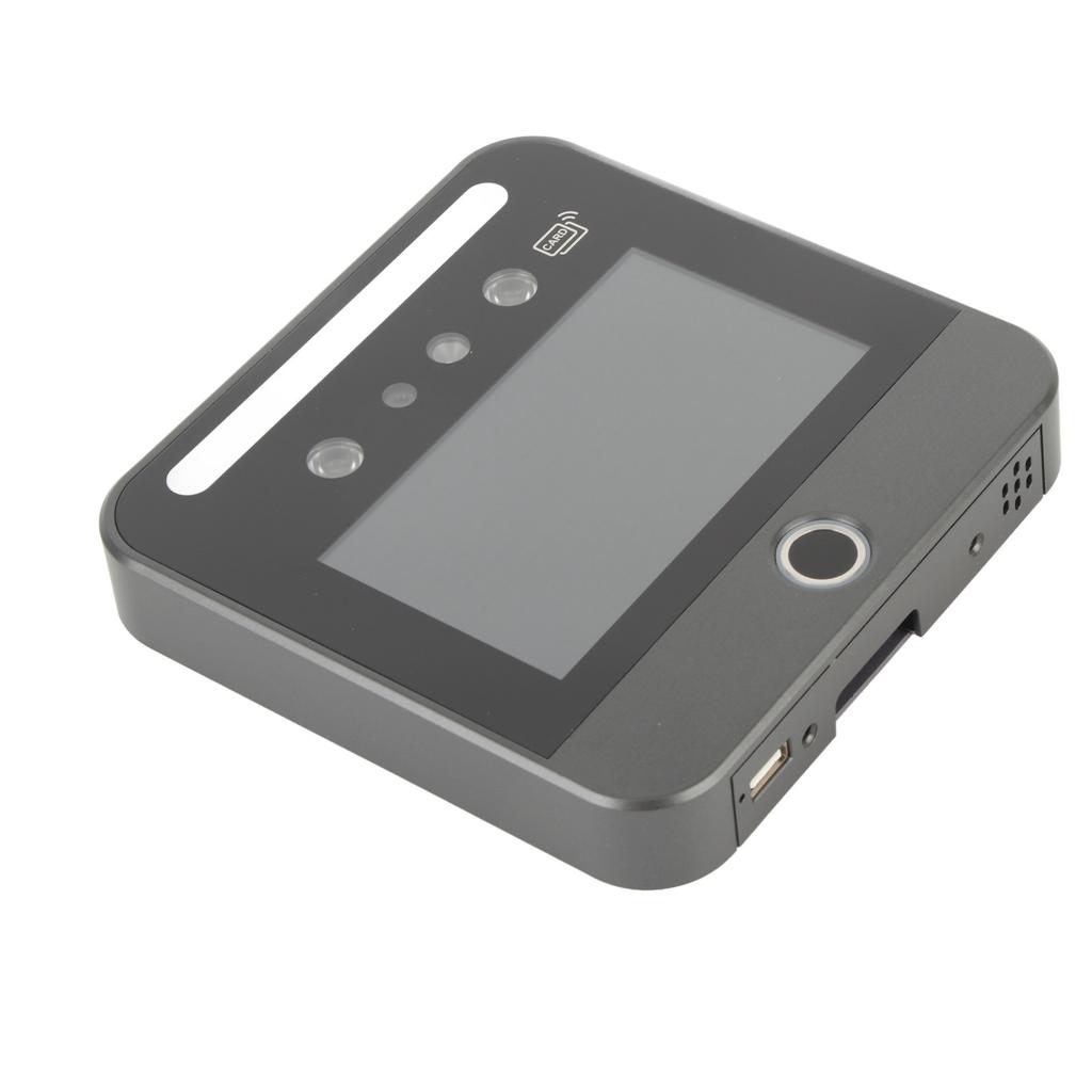 Учет рабочего времени сотрудников с 5-дюймовым сенсорным экраном, быстрое распознавание отпечатков пальцев и лиц, часы