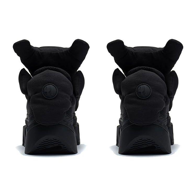 Li Ning Surging Luck High-Top Sports Casual Shoes Women Sneakers Black AGCS226-3