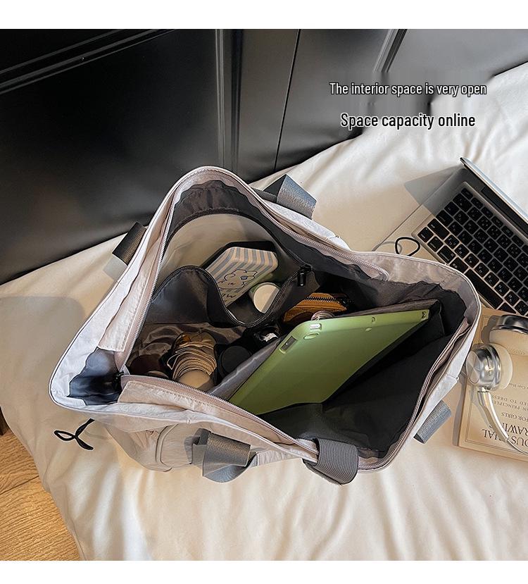 High-End Women's Lightweight Waterproof Tote: Versatile 2025 Large-Capacity Shoulder Handbag