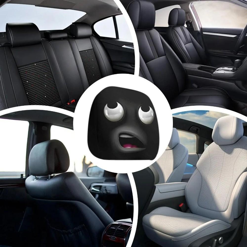 1 шт. Черный чехол на подголовник автомобиля с рисунком черепа, дышащий подголовник сиденья автомобиля, наволочка для автомобильной подушки, Хэллоуин