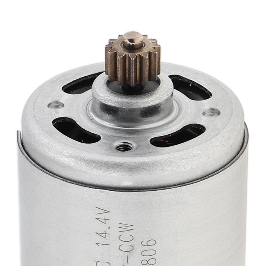 RS550 DC Motor 12 Tooth 10.8V/12V/14.4V/16.8V/18V/21V/25V 21500-29000RPM for Electric Drill / Screwdriver