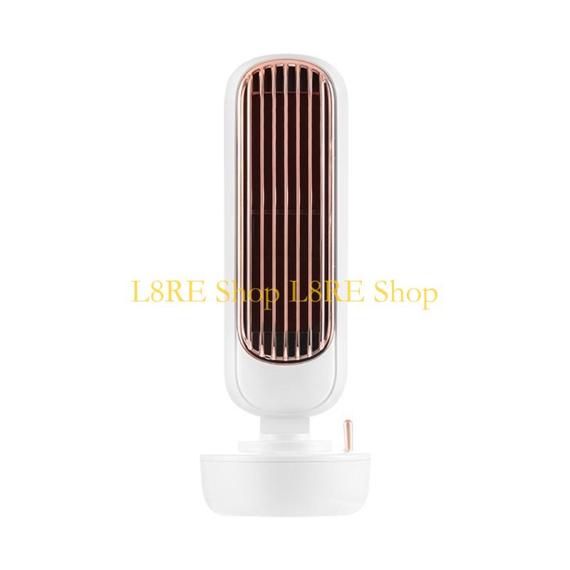L8RE USB Air Cooler Humidifier Cooling Tower Fan Desktop Cooling Tower Fan Air Conditioner Fan for Home Office