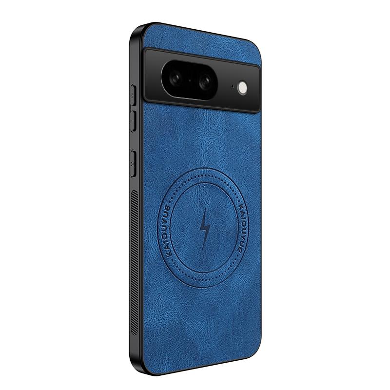 Кожаный чехол Lightning Retro для Google Pixel 8 / Google Pixel 8 Pro / Google Pixel 8A с поддержкой беспроводной зарядки MagSafe