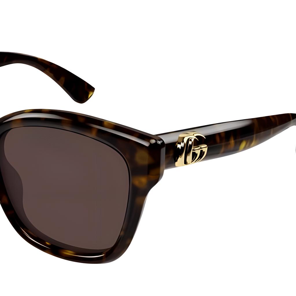 Gucci Logo Design Square Sunglasses Women sunglasses Tortoise GG1830SK002