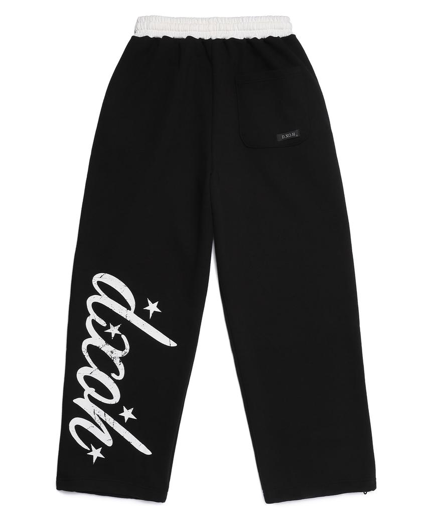 D.XO.H Not Good, Obi Contrast Pants Black/White