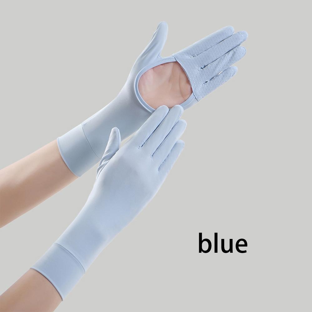 Factory Price Outdoor Summer Anti UV Protection Breathable Travel Gloves Sun-proof Girl Women Driving Cycling Sunblock Glove