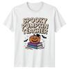 Spooky Pumpkin Teacher TShirt Halloween Teacher Gift For Him And Her