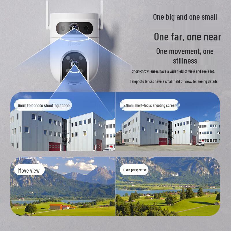 EZVIZ H9c Dual-Lens Smart Home Security Camera (CN version)