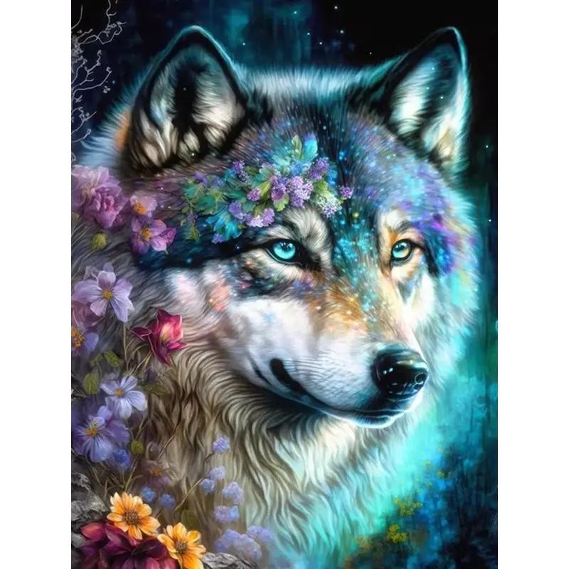 RUOPOTY 40x50cm Painting By Numbers For Adults Pictures Of Numbers Canvas Drawing Animal Wall Art Wall Painting Decor DIY Gift