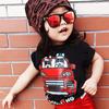 Fashion Sun Glasses UV400 Square Fashion Glasses Shades Goggles Shark Kids Sunglasses Girls Eyewear New Children Boys Cool