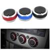 3pcs/set Aluminum Air Conditioning Knob AC Switch Knob Heater Climate Control Buttons Fit for Car Accessories