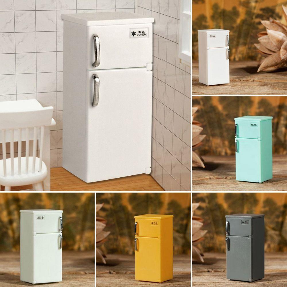 Multicolor Fridge Model Plastic Blyth Doll Fridge Miniature Doll House Fridge  Doll House