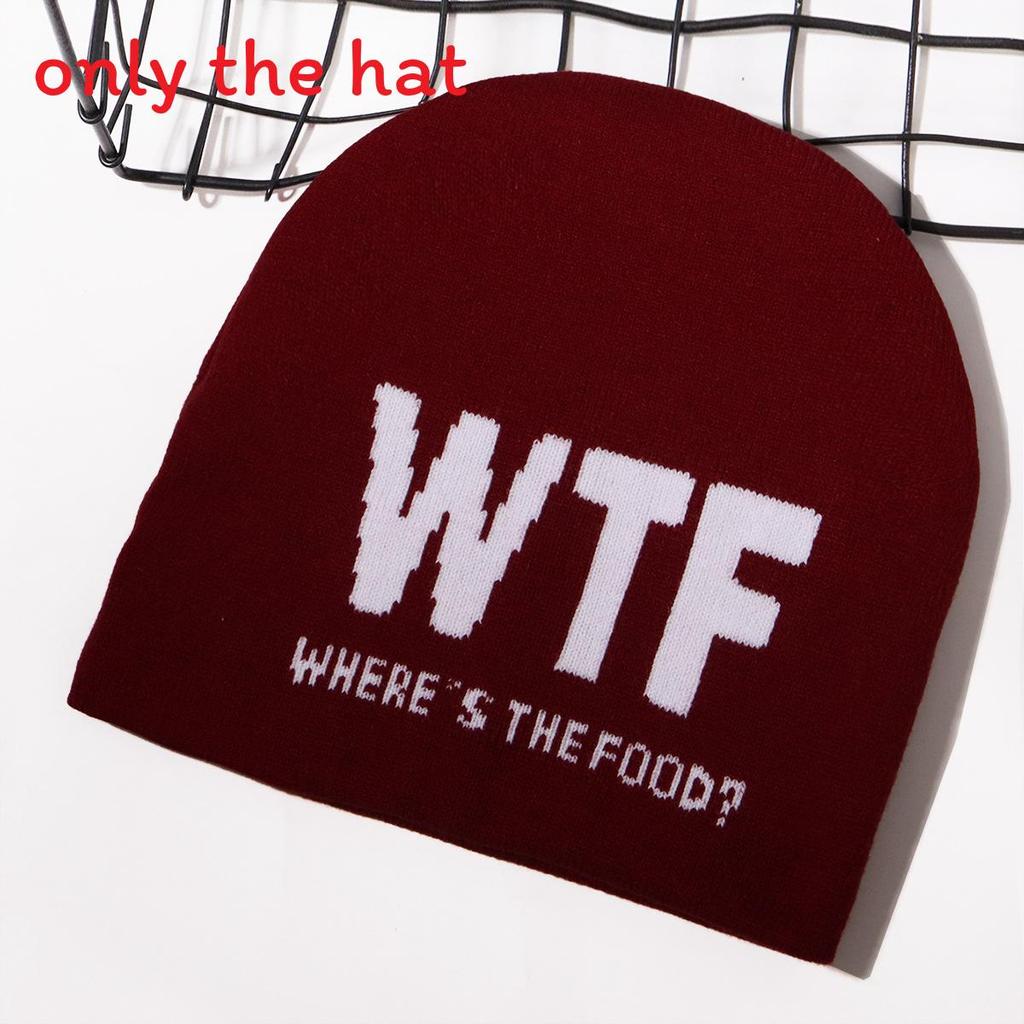 Embroidery Letter Design Knit Hat With Alphabet For Daily Warmth Fashion Wear