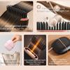 Portable Electric Heating Hair Straightener Brush Rechargeable Hot Comb