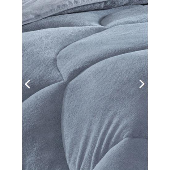 Одинарное/двойное серое пуховое одеяло Welsoft