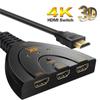 Для 3-портового HDMI-сплиттера-коммутатора с кабелем-пигтейлом, поддерживает 4K 2K 1080P 3D-плеер DVD HDTV 3-входа
