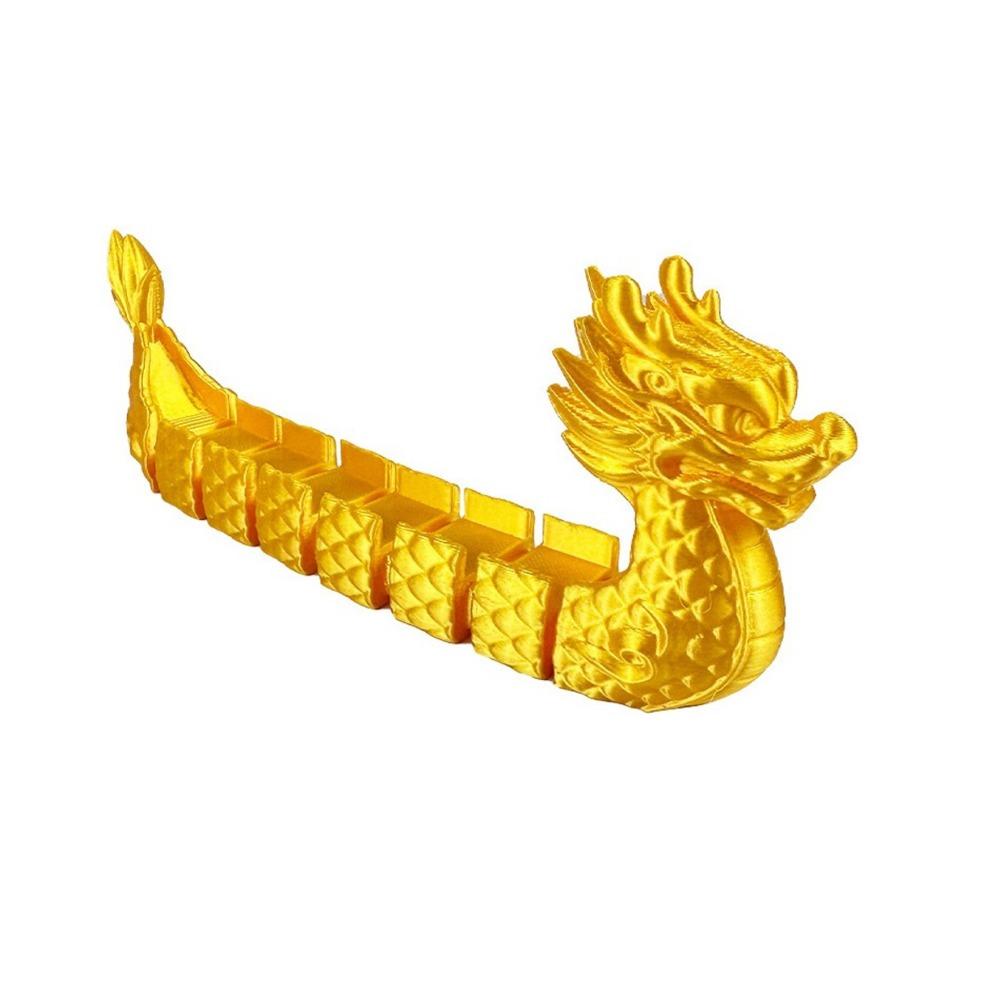 Realistic Articulated Chinese Dragon Cute Dragon Keys Holder  Desktop Ornament