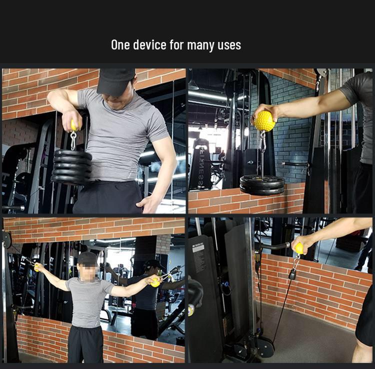 Anti-slip Rock Climbing Pull-up Power Ball Grips - Hand Gripper & Strength Trainer Kettlebell Fitness Exercise Tool