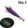 6g/8cm Cloth-Wrapped Luminous Shrimp Squid Hook Lure with Japanese Hook