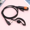 2-контактный разъем для рации, наушники-вкладыши K-Plug PU, проводная радиогарнитура с микрофоном G-типа для Kenwood Baofeng 888S TYT