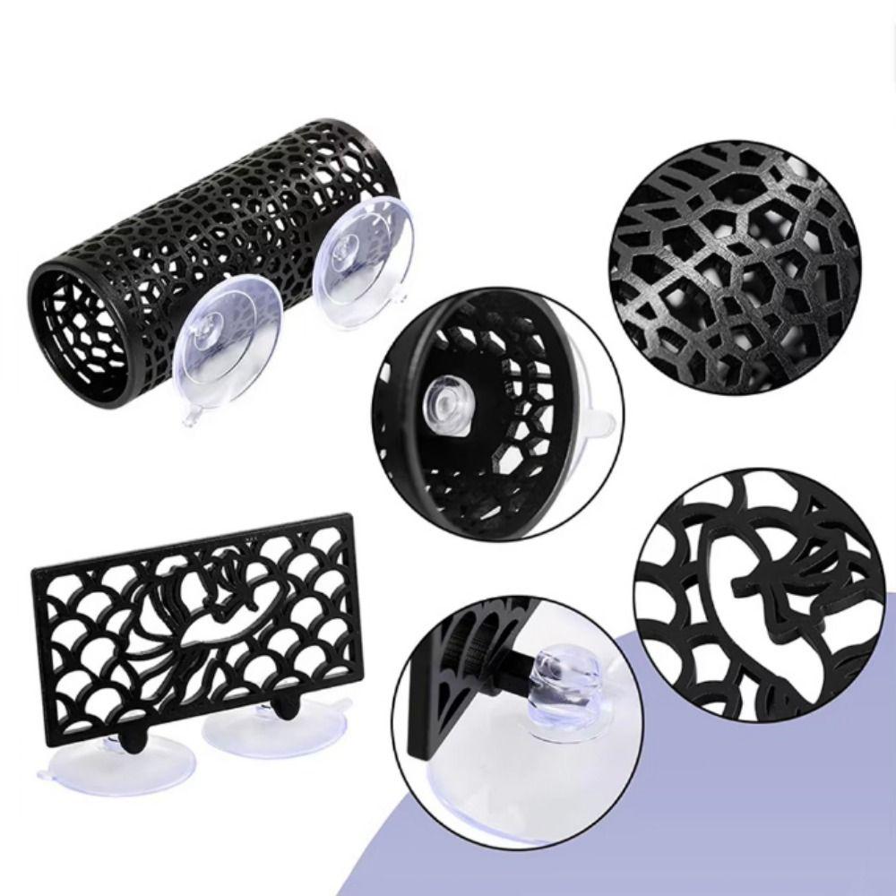 2pcs/set Flexible Betta Hidden Resting Tube Plastic Betta Fish Tunnel Shrimp Hollow Tunnel  Aquarium