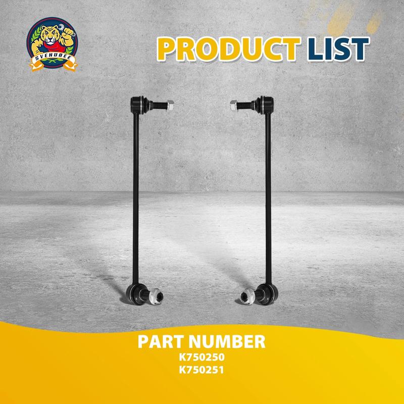 Svenubee Front Stabilizer Sway Bar Links Suspension Kit for Land Rover Range Rover Sport L320 2006 2007 2008 2009 2010 - 2013