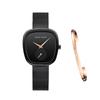 HANNAH MARTIN High Quality Original Oval Women Watch Gold Luxury Fashion Steel Quartz 3Bar Waterproof Women Watches