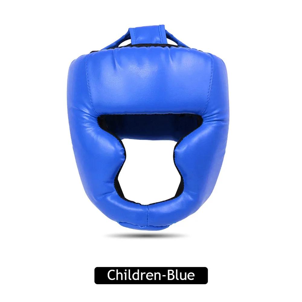 Boxing Helmet Muay Thai Headguard Protective Gear Taekwondo Training Sports Leather MMA Safety Helmet Adult Child Unisex
