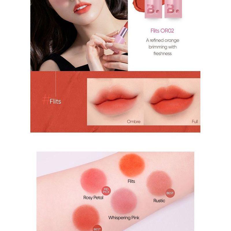 BANILA CO Помада B by banila Velvet Blurred Veil, издание 'Цветущий лепесток' - 5 оттенков