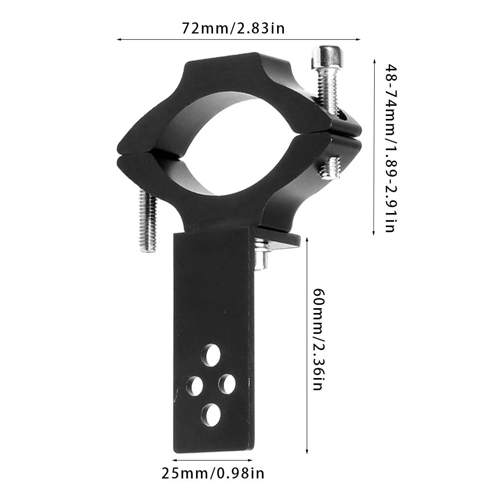 Комплект из 2 кронштейнов для поворотников, металлическое крепление для сигнальной лампы, держатель указателя поворота для мотоцикла