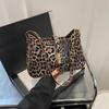 High-value Niche Leopard Print Bag Women's 2025 New Versatile Shoulder Underarm Bag Spice Girl Style Small Bag