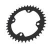 Bike Chainring 104BCD 38T Positive Negative Tooth Plate Bicycle Chain Wheel for Road Bikes Black