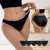 Ladies' Sporty Contrasting Letter Waistband Underwear