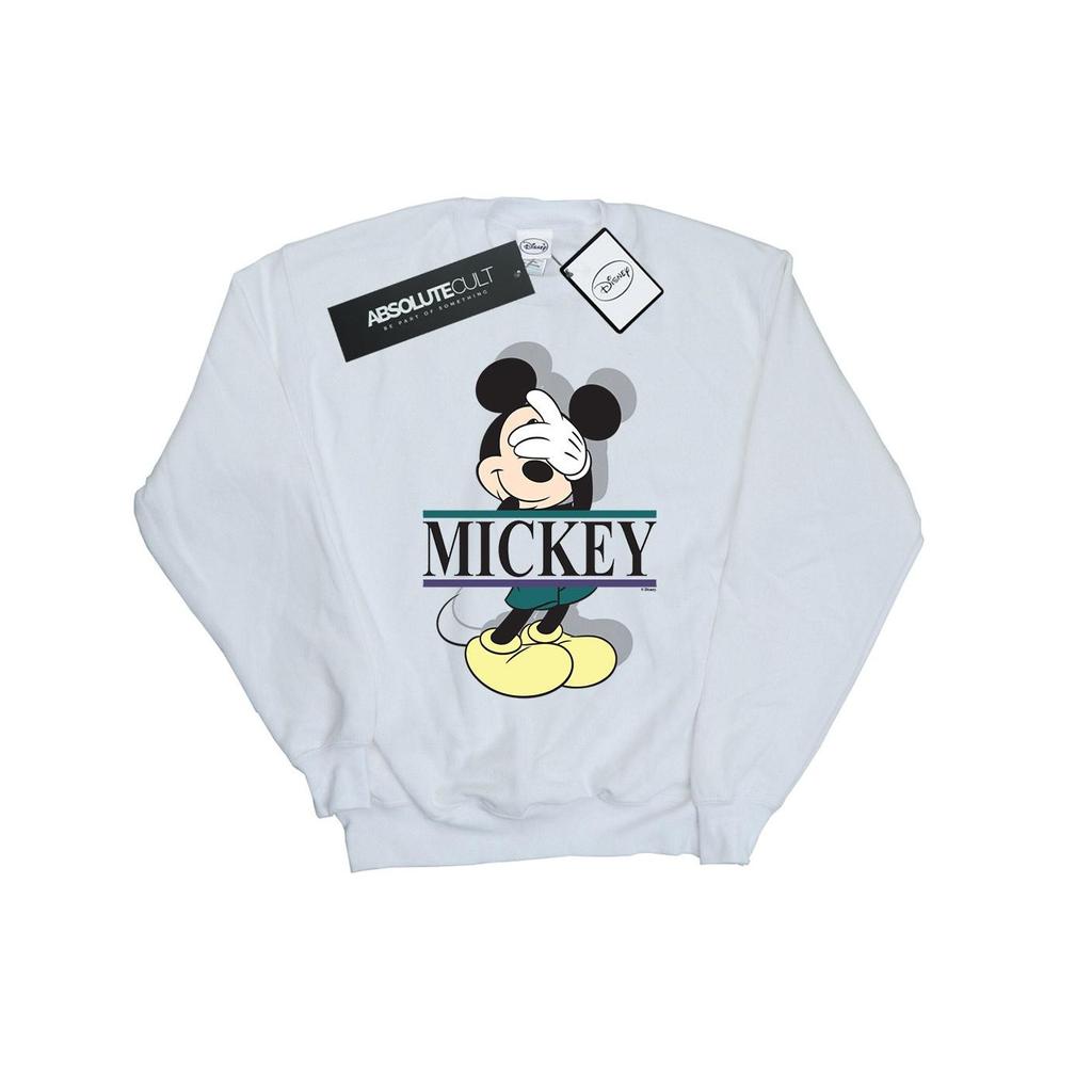 Disney Mens Mickey Mouse Letters Sweatshirt