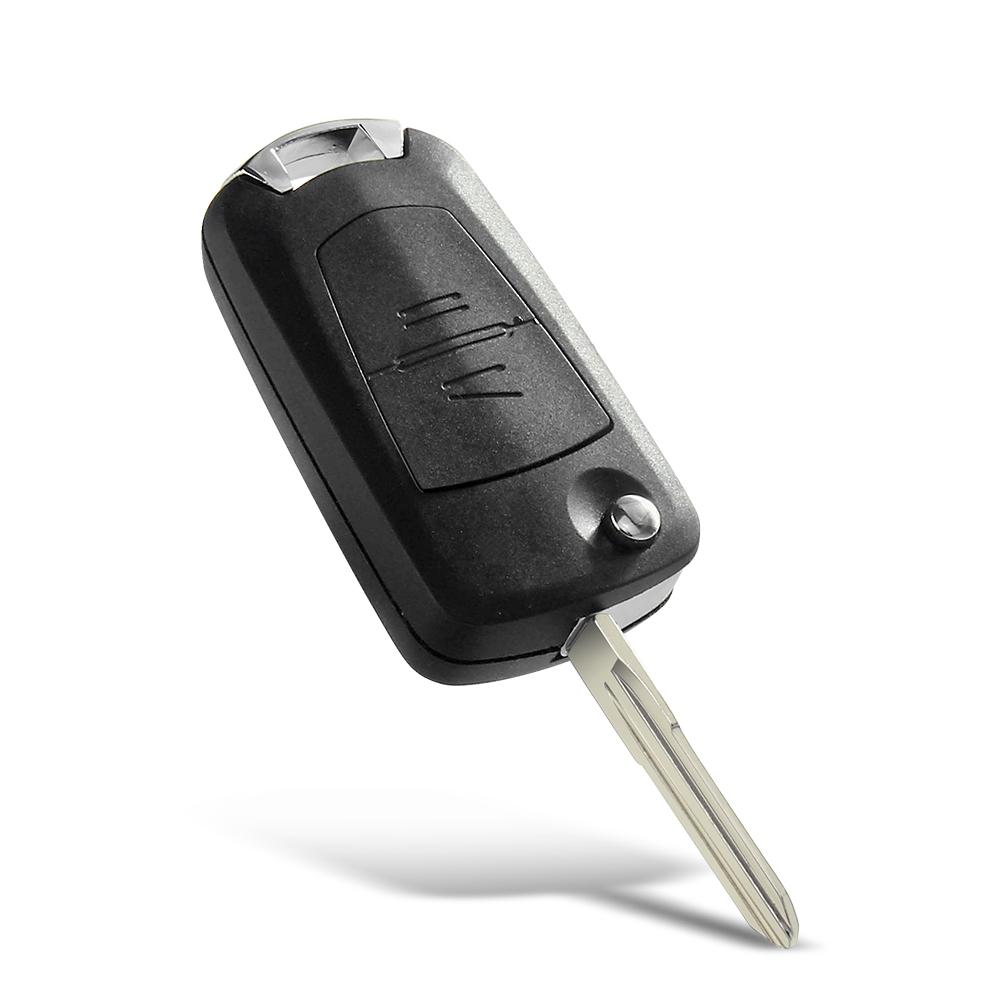 Модифицированный корпус автомобильного складного ключа для Vauxhall Opel Astra Zafira Vectra Omega 2 кнопки Пустой корпус для дистанционного ключа Hu100/Hu46/Hu43/Ym28