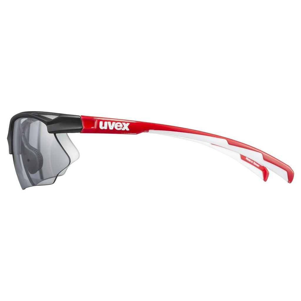 Спортивные солнцезащитные очки для Sportstyle 802 [Uvex], Фотохромные, Противотуманные, Для бега/велосипеда/активного отдыха, V, Черный/Красный