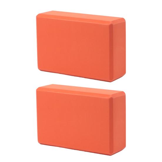 1/2Pcs EVA Yoga Block Supportive Non-Slip Foam Block Lightweight Pilates Meditation High Density Fitness Gym Blocks