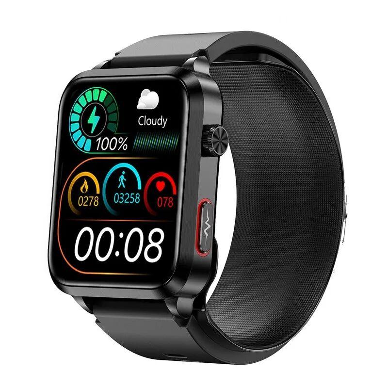 Новые мужские часы SACOSDING, воздушный насос, подушка безопасности, точное кровяное давление, умные часы с вызовом через Bluetooth