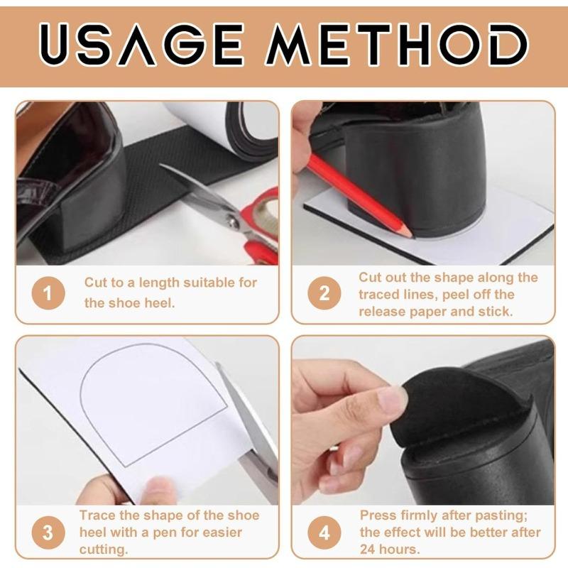 Клейкие Противоскользящие Наклейки для Обуви Защита Пятки Защита Подошвы Долговечные Подушечки для Ухода за Обувью Защита Каблука