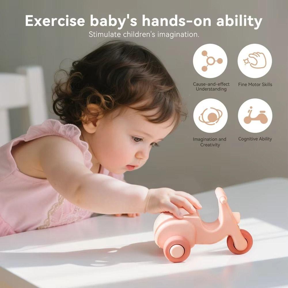 Educational Children's Car Model Toys BPA Free Baby Teething Toys Multifunctional Montessori Toys
