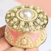 Trinket Box Enameled Jewelry Creative Ornament Unique Gift Organizer Mini for Earrings