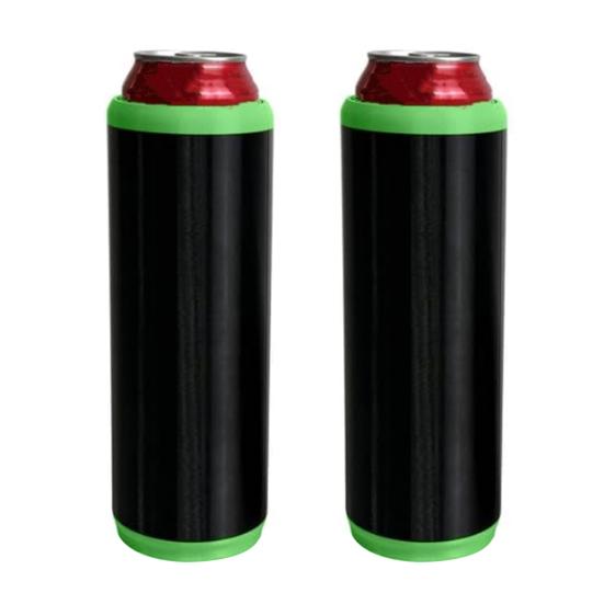 Dual Can Holder with Quick Soda Can Cooler Insulated Beverage Reload 2 Beer Holder Outdoor
