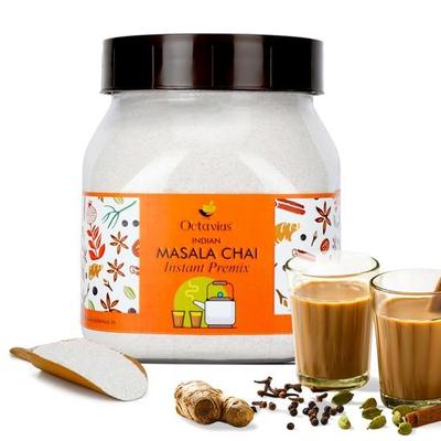 Чай Octavius Indian Masala Premix Chai Tea - банка 500 г | Чай 1 мин | Готовая чайная смесь | Растворимый чай Masala Premix | Чай Masala | Банка 500 г