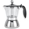 4 Cup Stainless Steel Coffee Maker Stovetop Moka Pot Coffee Maker Kitchen Supplies