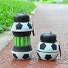 Fold Water Bottle Cups Mug Outdoor Sports Basketball Football Baseball Tennis Golf School Leakproof Portable Kids Water Bottle